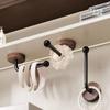 Log Walnut Curtain Hook Traceless Binding Tape Holder Durable Decorative Hook  Bathroom