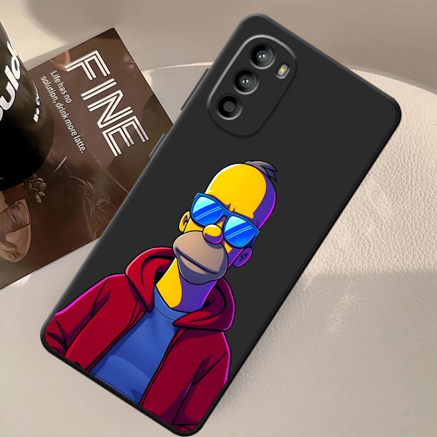 Чехол для Motorola Moto G53 G30 G60s Edge 20 Pro 30 Lite G32 G71 G50 G22 Edge40 G51 G73 G52 Чехол для телефона Веселый S-simpsons
