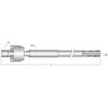 Steering Linkage Ci-Ax-0863 Moog