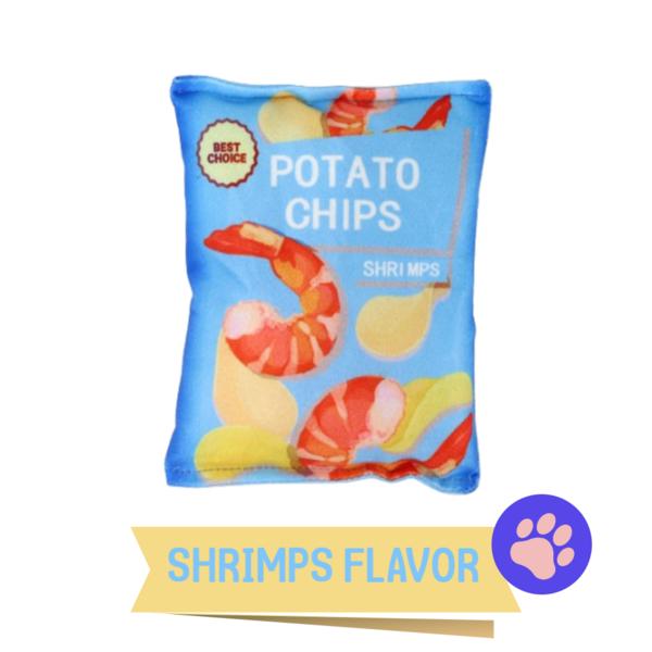 Игрушка-шуршатель картофельных чипсов Arcana Pet, 1 шт.