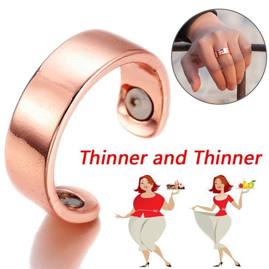 Slimming Unisex Magnetic Anti Snore Ring Weight Loss Fat Burning Health Care