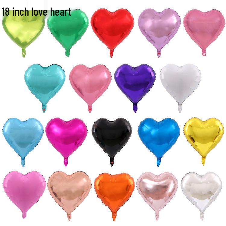 18-дюймовый фольгированный шар в форме сердца для свадеб и празднования Дня святого Валентина