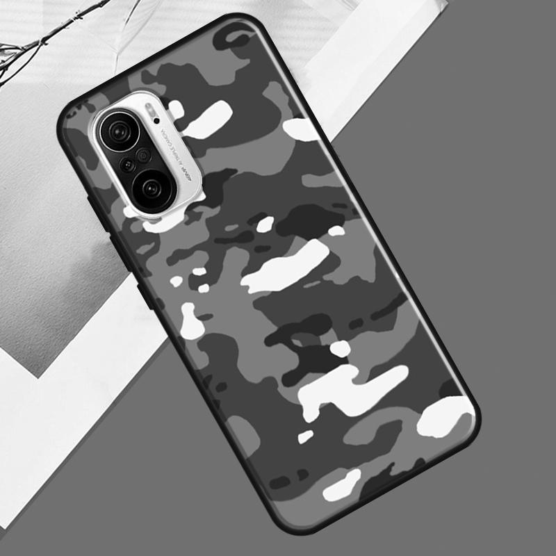 Night Dark Camo Military Camouflage Case For Xiaomi 15 13 14 Ultra 13T 14T 15T Pro 17 Pro Max POCO F7 F5 F6 X5 X6 X7 Pro Cover