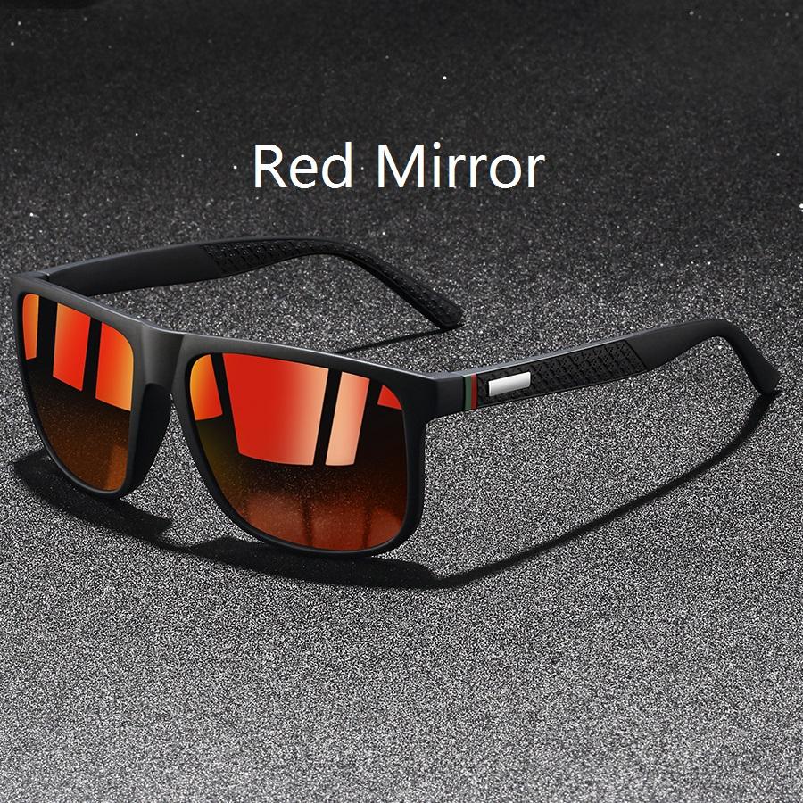 Fashion Classic Square UV400 Sunglasses Men Women Driving Fishing Colorful Trendy Lightweight Outdoor Goggles