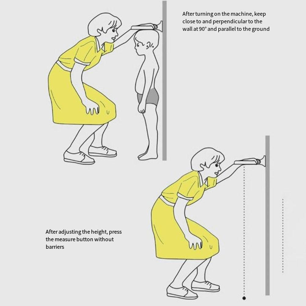 Красивый декор стены спальни портативный ростомер для измерения высоты 200 см