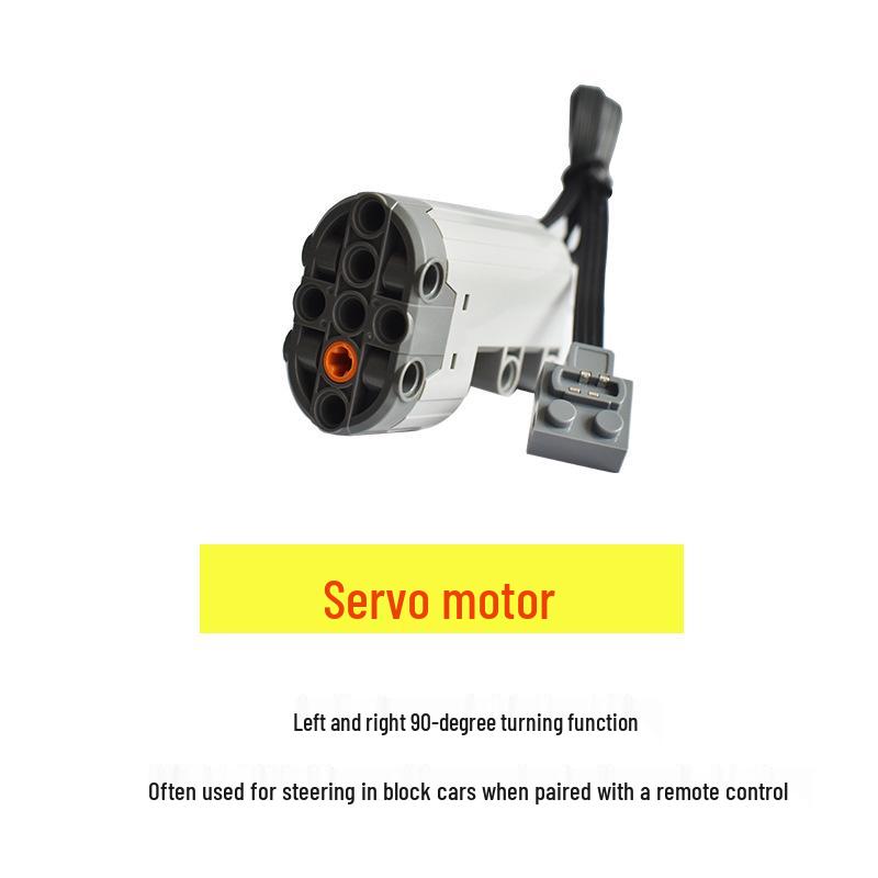 Пульт управления Высокоскоростной двигатель и Батарейный блок для кирпичиков Lego с черными, красными и светлыми модификациями