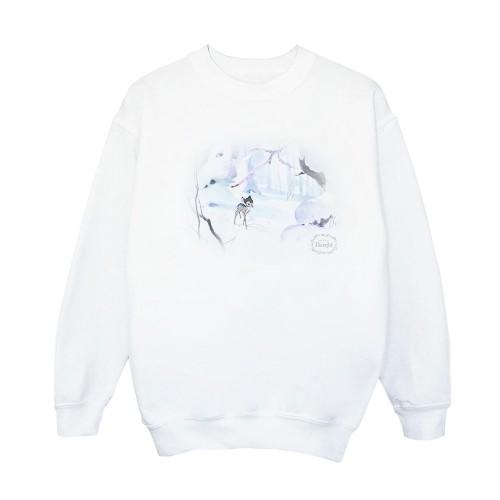 Disney Womens/Ladies Bambi Snow Sweatshirt