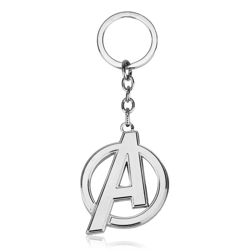 Superhero Metal Keychain Bag Avengers Pendant Thor Hammer Deadpool Spiderman Iron Man Captain America Keyrings for Carry Mini Lightweight Portable