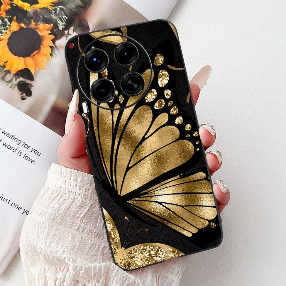 Черный Для Tecno Camon 30 CL6 CL6k Чехол Для Techno Camon 30 5G CL7 Крышка Роскошный Модный Забавный Милый Забавный Расписной Мягкий ТПУ