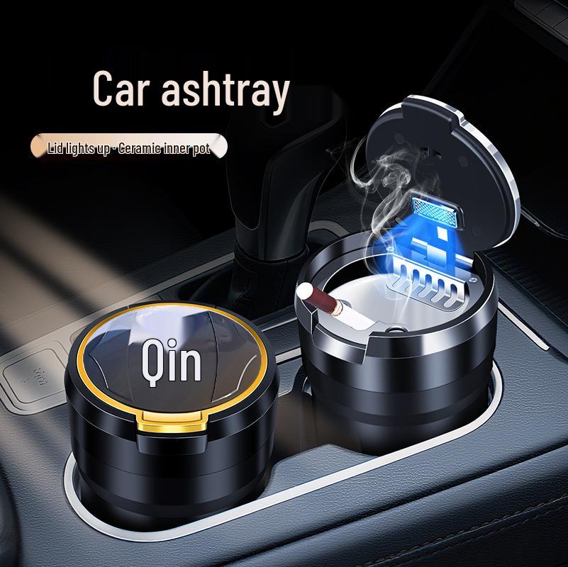 Premium Ceramic Ashtrays for BYD Qin L/Plus/EV Pro/DMI Cars