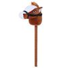 70cm Horse Stick Toy Plush Soft Comfortable Horse Head Toy with Sound Function for Kids Toddlers