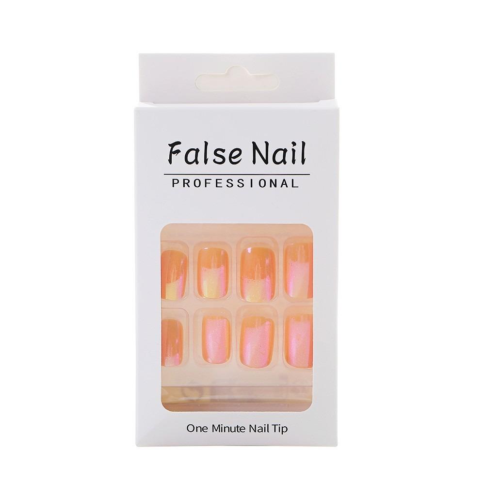 Flash False Nail Wearable Manicure Press on Nails Waterproof Nail Tips  Women