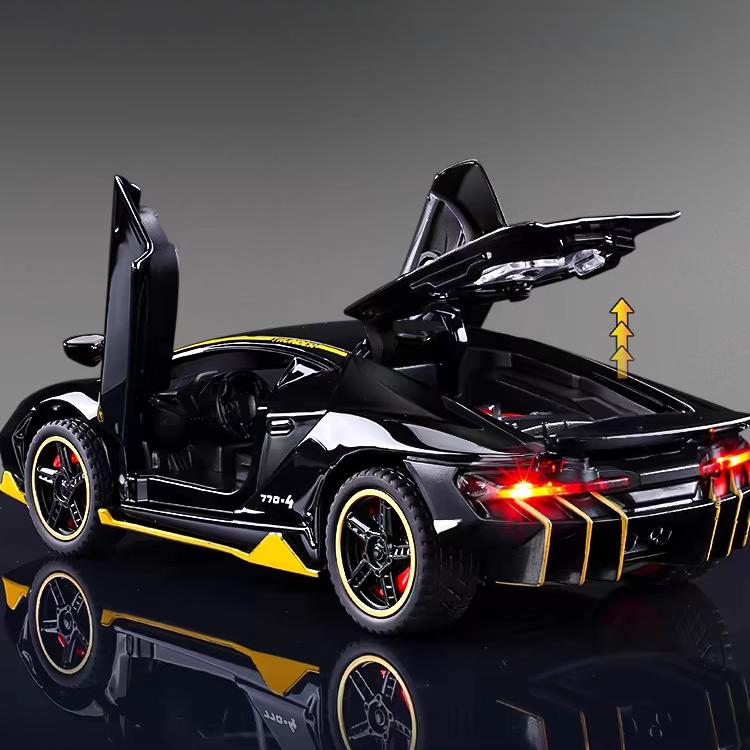 Lamborghini Centenario LP770-4 Суперкар Симуляция Литые и Игрушечные Транспортные Средства Звуки и Свет Инерционная Машина 1:Модель коллекции 32 сплава
