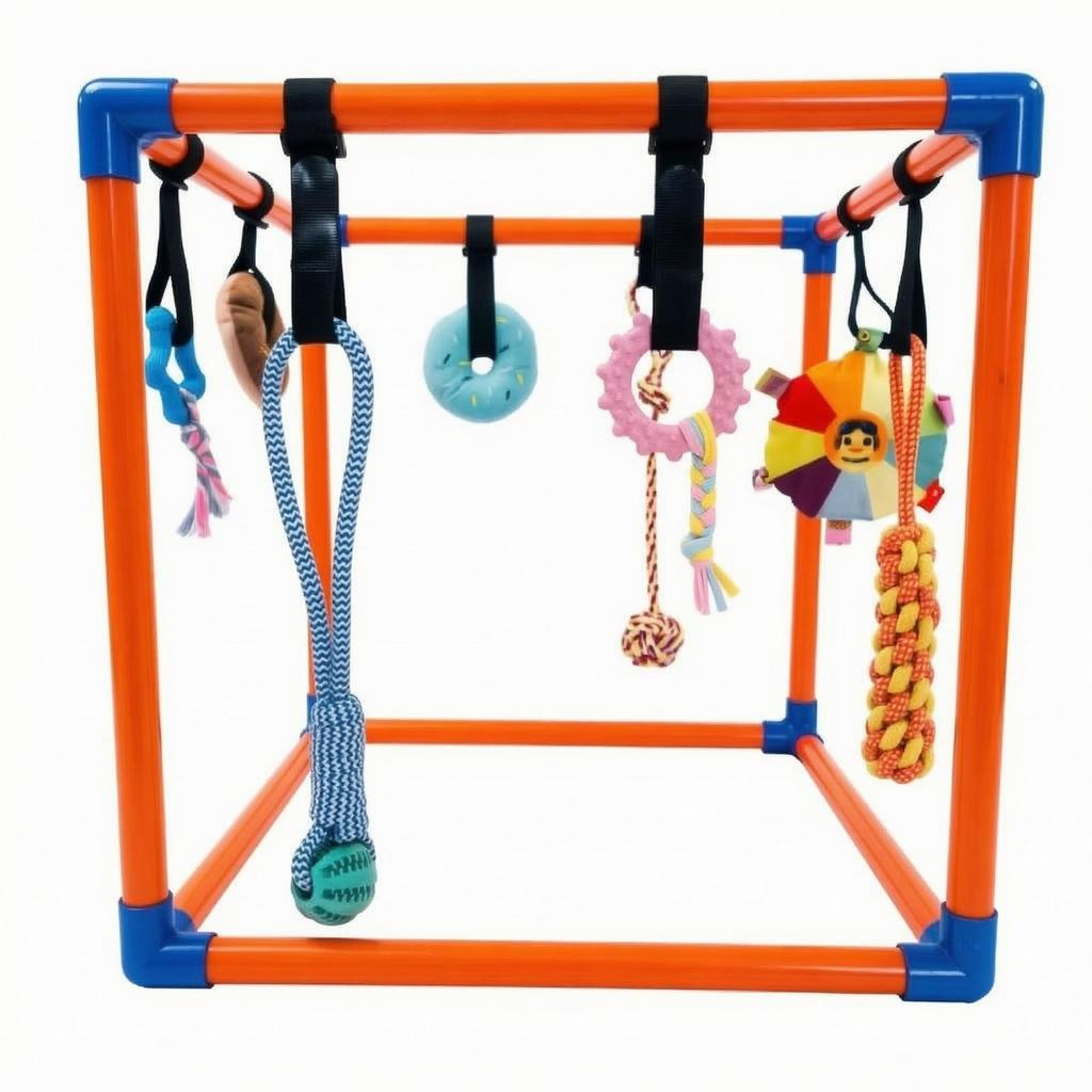 Игровой коврик из ПВХ Легкая игрушка с подвесными ремнями Долговечный