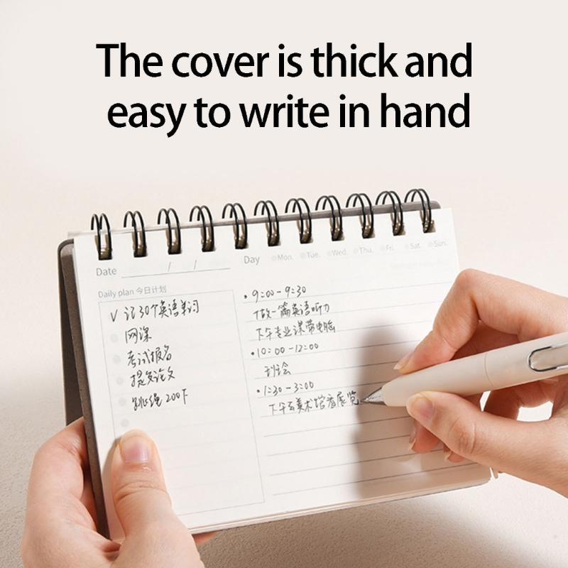 Компактный Планер-Ежедневник формата А6 с Простым Цветом и Качественной Бумагой для Удобного Использования