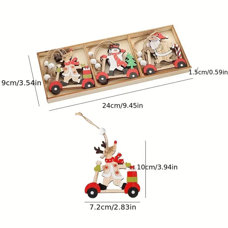 Christmas Cartoon Ornaments: Cute Santa, Snowman, and Reindeer Decorations for Kids