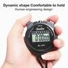 Digital Stopwatch Waterproof Compact Size Simple Operation No Clock No Date Silent Stopwatch Timer Chronograph Devices