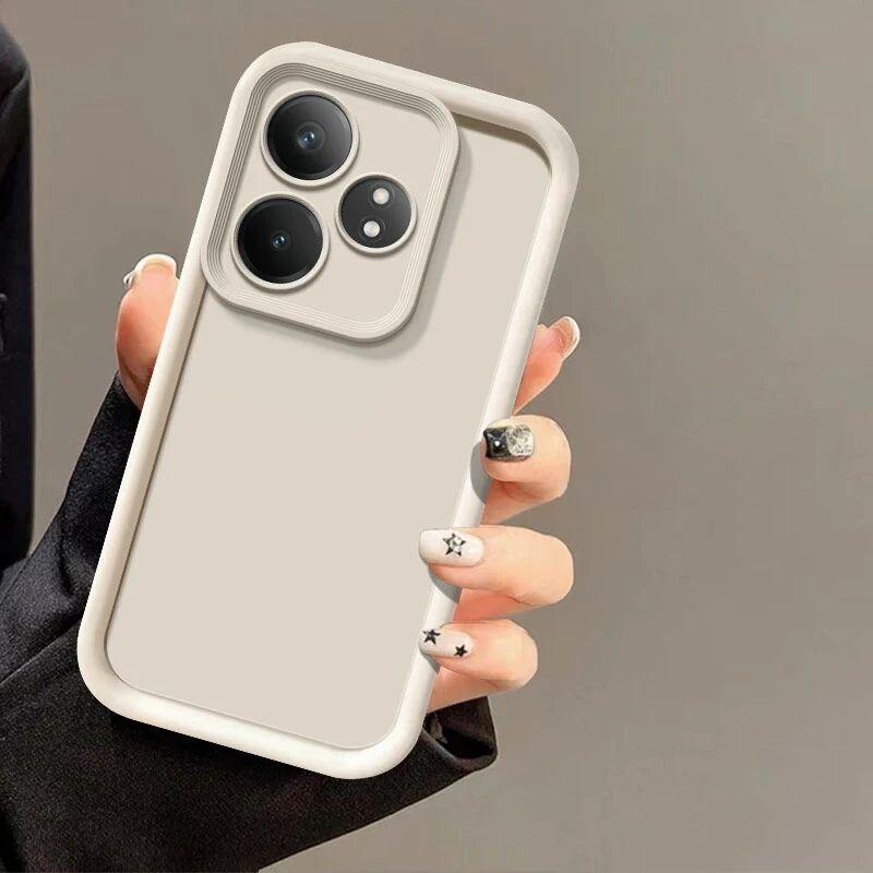 Для чехла Realme GT 6 Чехол для телефона Realme GT 6T 5G Realme GT 6 5G RMX3851 Защита от падений Роскошная матовая мягкая обложка