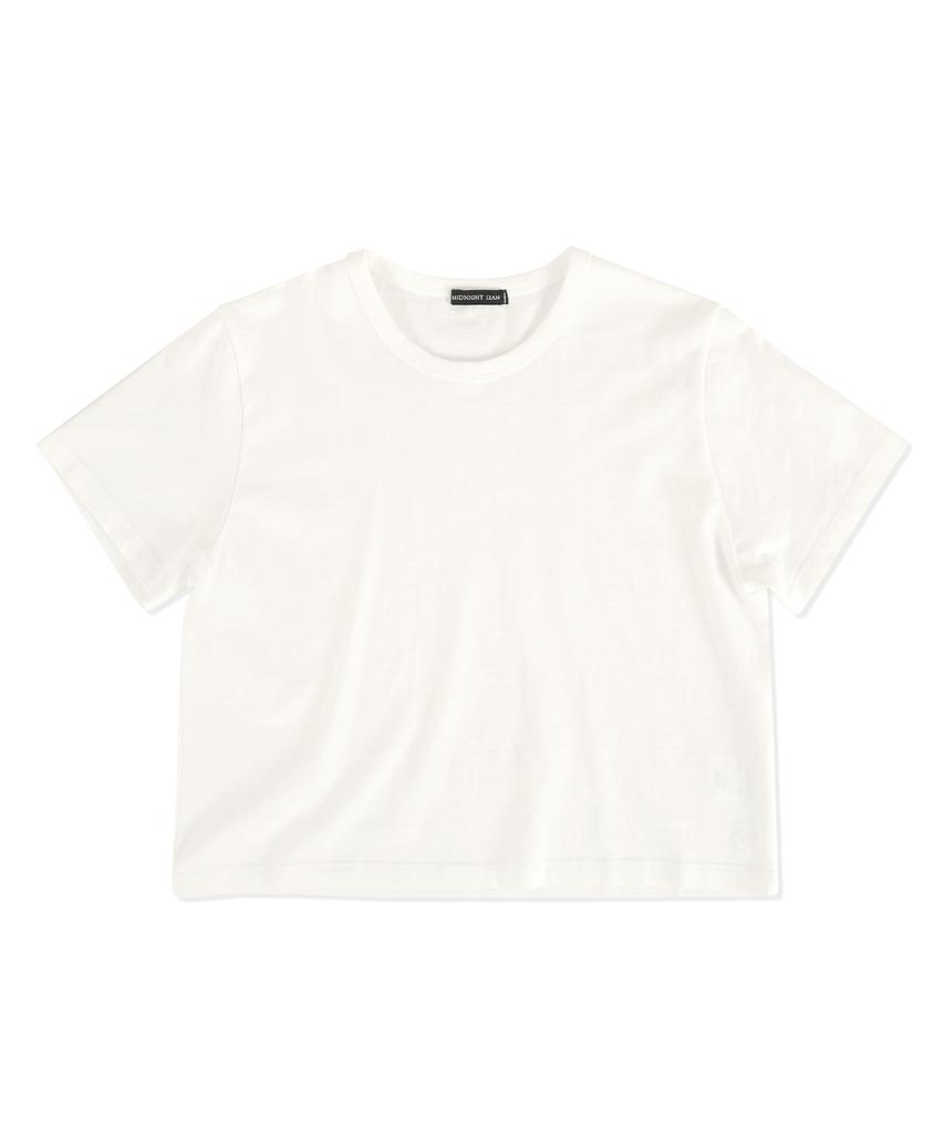MIDNIGHT12AM Crop T-Shirt - Ivory