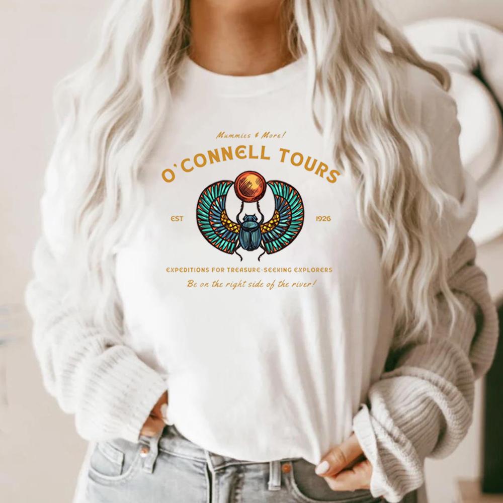 Футболка ZX O'Connell Tours Футболка Мумия Футболка Брендан Фрейзер Брендан Фрейзер Мумия 1999 Подарок для любителя фильма Мумия Унисекс