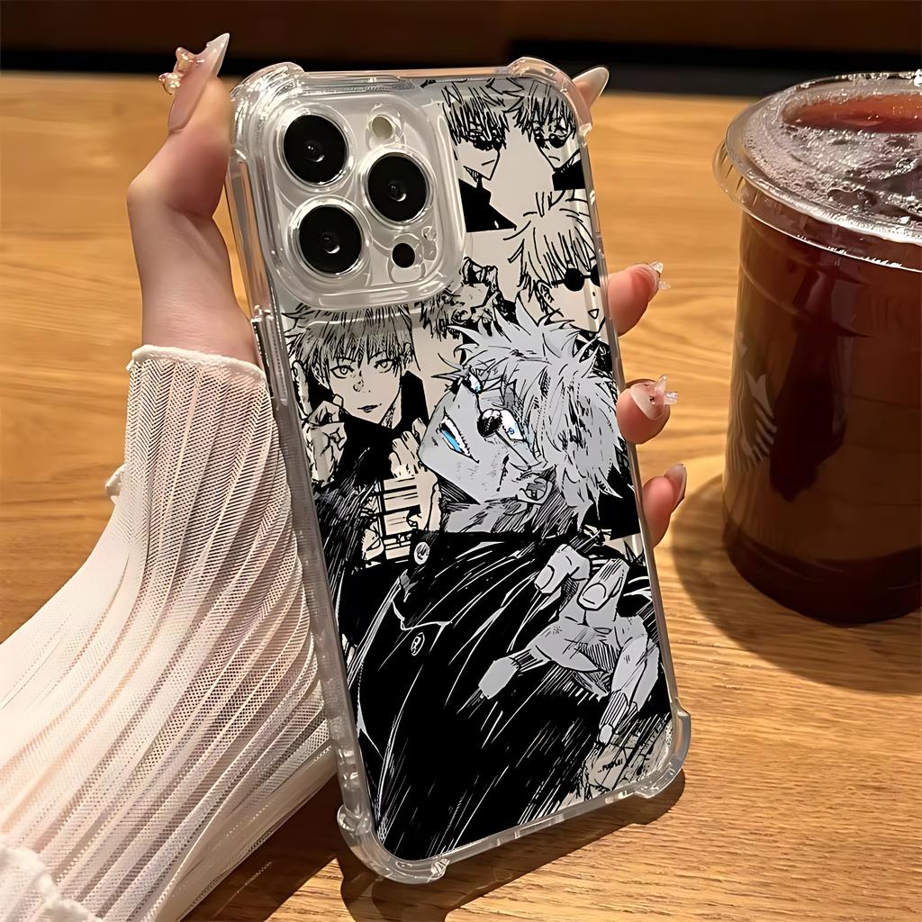 Чехол для телефона Jujutsus Anime Kaisens для Samsung Galaxy S25 S24 S23 S22 S21 S20 Note20 Edge FE Ultra Plus 4G 5G Противоударный TPU Чехол