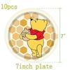 Winnie The Pooh Birthday Party Decoration Paper Cup Plates Napkins Table Cover Balloons Banner Serves 10 Guests Baby Shower