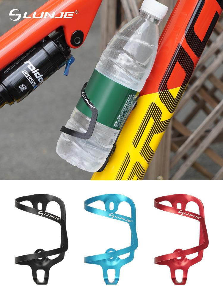 Держатель для бутылки воды для горного велосипеда Сверхлегкий из алюминиевого сплава Велосипедные флягодержатели Легкий кронштейн для велосипедной бутылки Велосипедные запчасти