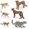 Simulation Snow Leopard Model Animal Model Cheetah Leopard Figures  Childrens Gift