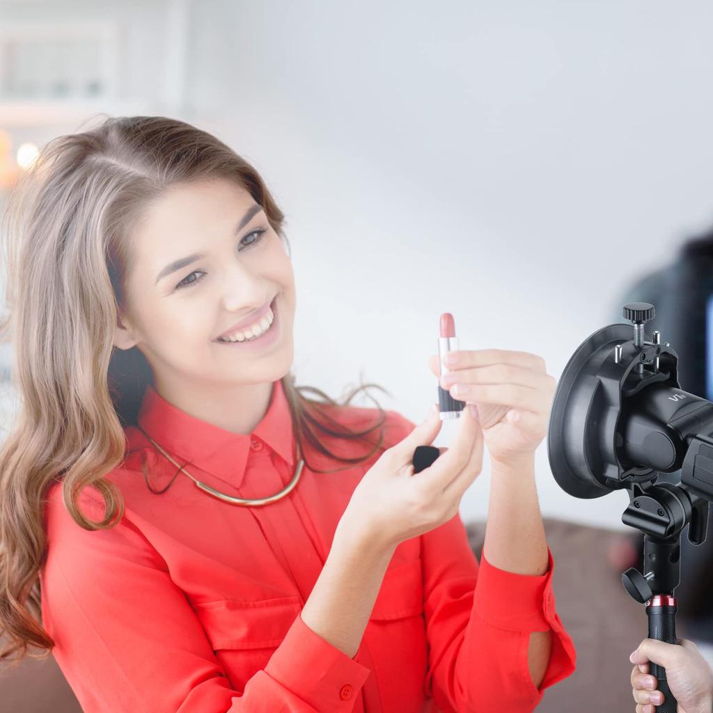 Godox S2 Speedlite Bracket Bowens Mount with Screw Holder Handle for Godox TT685II TT600 Adjustable Speedlite Precise Tilt Control S-Type 1/4