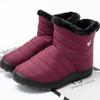 Fashion 2024 Winter Boots Women Waterproof Snow Boots Warm Fur Ankle Boots Female Slip On Flat Casual Shoes Ladies Black Botines Mujer