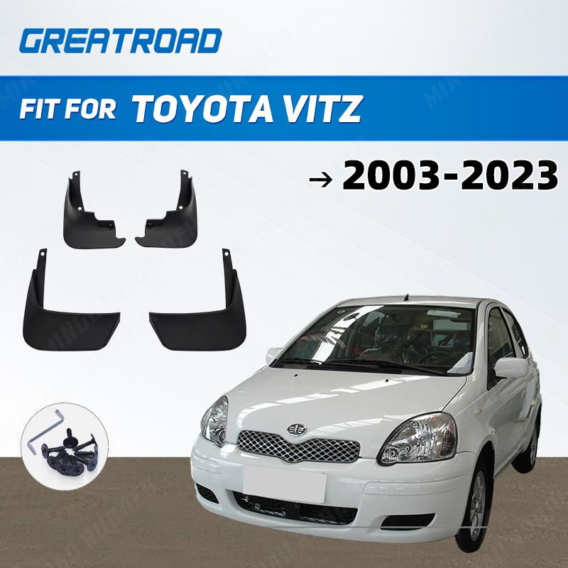 4 шт. брызговики для Toyota Vitz 2003 04 05 06 07 08 09-2023 передние и задние брызговики автомобильные аксессуары авто