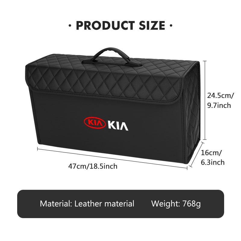For KIA Car Trunk Storage Box Organizer Foldable Container Bag Storage Accessories Sorento Stinger Soul Spectra Niro Cadenza udrgf