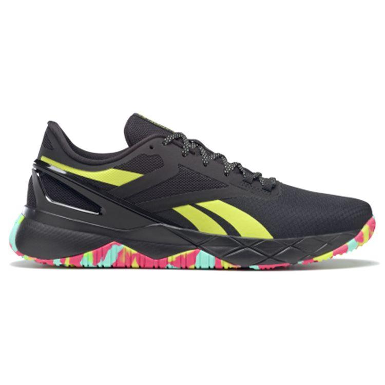 Reebok Nanoflex TR Black Lime Camo Мужские кроссовки Core-Black Обувь-Белый Pure-Grey-6 GX7549