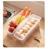Egg & Beverage Dispenser Basket: Pull-Out Storage Box for Refrigerator & Freezer