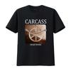 Carcass Heartwork Death Metal Band T Shirt Unique Design with Peace Symbol and Skeletal Arms Perfect for Fans vintage Washed