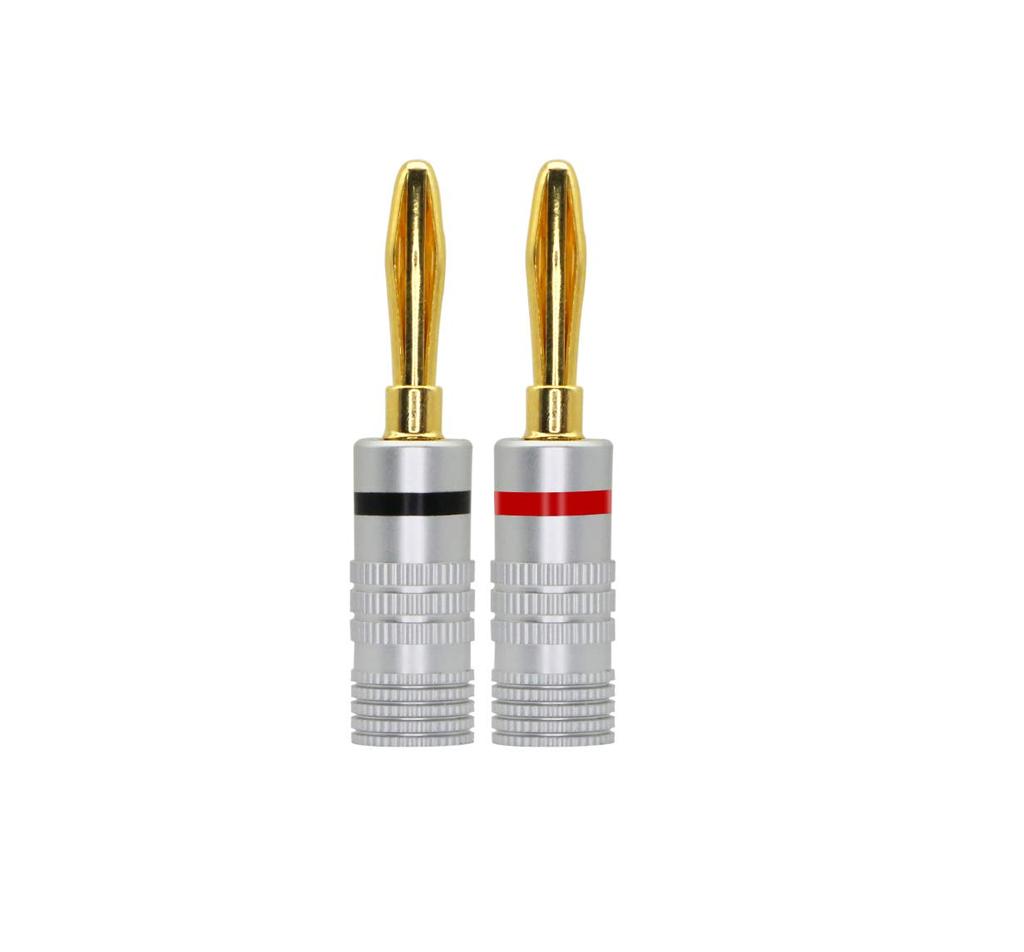 CERRXIAN Banana Plug 4mm Gold Screw-Tight CBP-4G