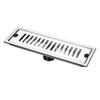 Long Floor Drain Stainless Steel Fast Large Drainage Deodorization Filter for Hotel Shower Room