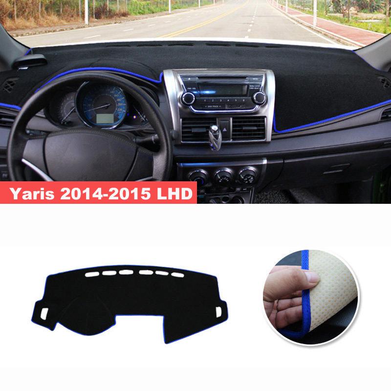 Для Toyota Yaris XP130 2014 2015 автомобильный коврик для приборной панели солнцезащитный козырек коврики защитные аксессуары