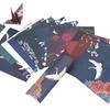 70pcs/set Chinese Style Tide Crane Origami Square Color Paper Printing Children's DIY Handmade Paper Scrapbooking Decoration