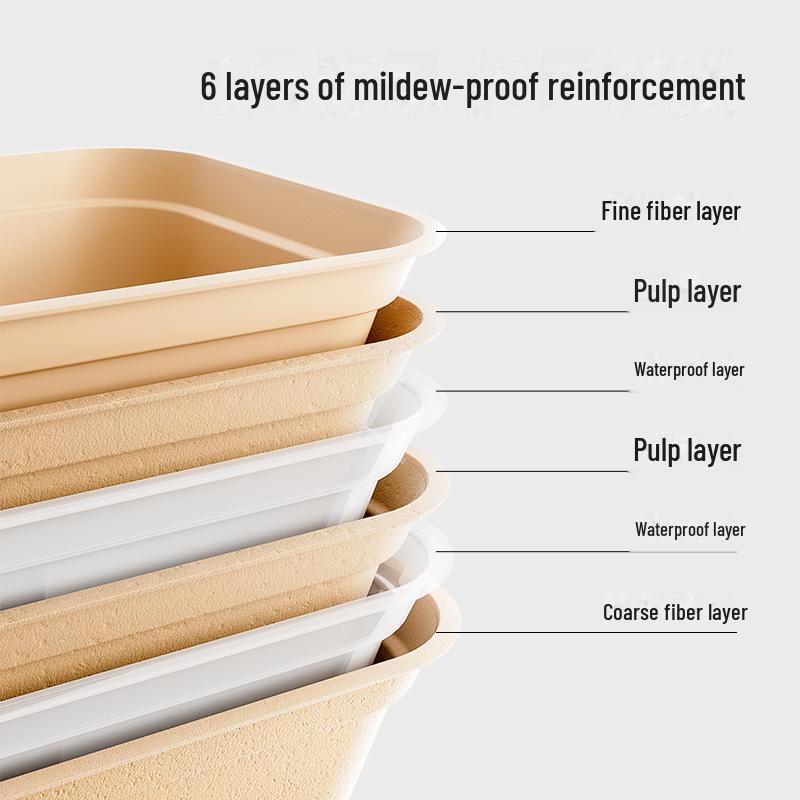 Портативный биоразлагаемый кошачий туалет: Временное решение для нужд кошек, подходящее для автомобилей