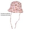 Adjustable Fisherman Hat Broken Flowers Sunshade Hat Sweet Women Sunscreen Hat  Outdoor