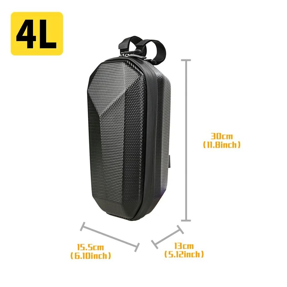 Сумка для электросамоката 2/3/4 л, аксессуары для M365 PRO 2 KUGOO M4, водонепроницаемая передняя сумка для самоката, сумка для электромобиля, сумка для велосипеда