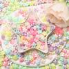 150/200 шт. Macaron Color Love DIY Материалы Аксессуары ручной работы Цветы Ожерелье Браслет Мода Mix Color Бусины-бабочки Аксессуары