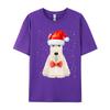 Scottish Terrier Christmas Idea For Women Xmas Scottie Dog T Shirt Cotton Clothes Humor Winter T-Shirt