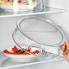 Крышка от брызг в микроволновой печи с ручкой, защитная крышка для пищевых продуктов, устойчивая к насекомым, нагревательная крышка, штабелируемая