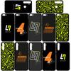 Phone Case for Samsung Galaxy S25 S24 S23 iPhone 16 15 Xiaomi Redmi Note 14 13 12 16E 11 ProOPPO Moto Huawei F1 Number Funda No 4 No4 Supercar Cover