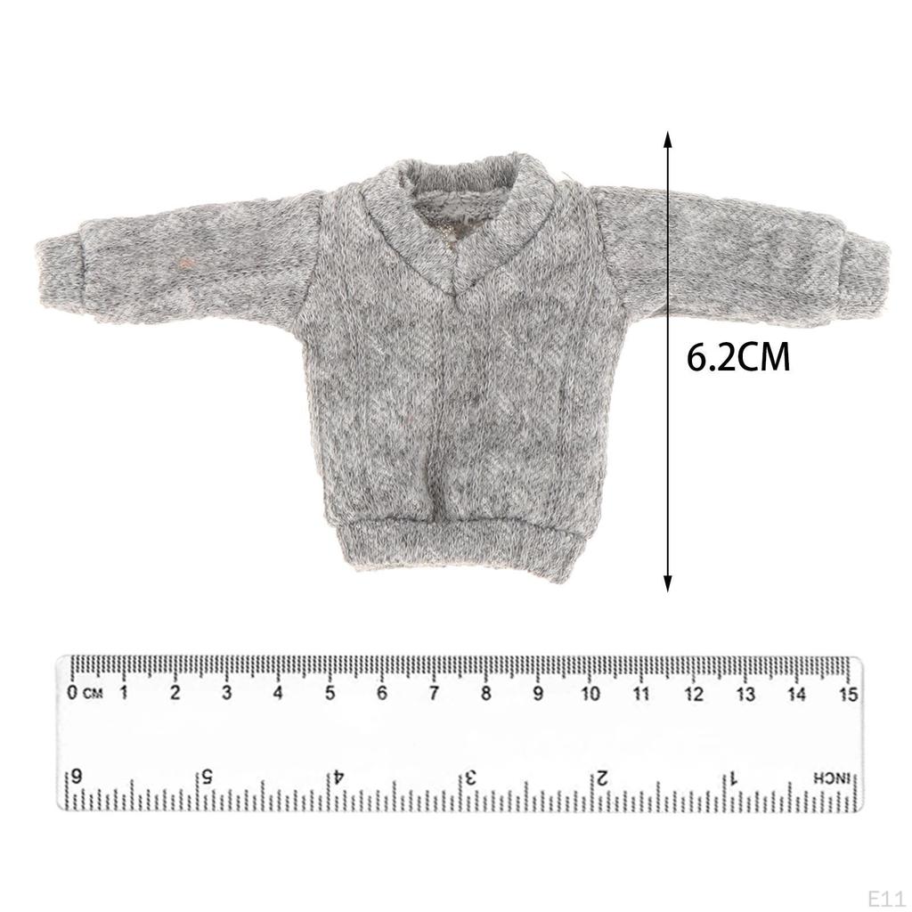 1/12 Фигурки свитер женская фигурка одежда аксессуары косплей мягкая модель стильная 6 дюймов