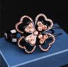 Women's Large Alligator Flowers Hair Clips Crystal Rhinestone Butterfly Hair Claw Clamp Hairpin