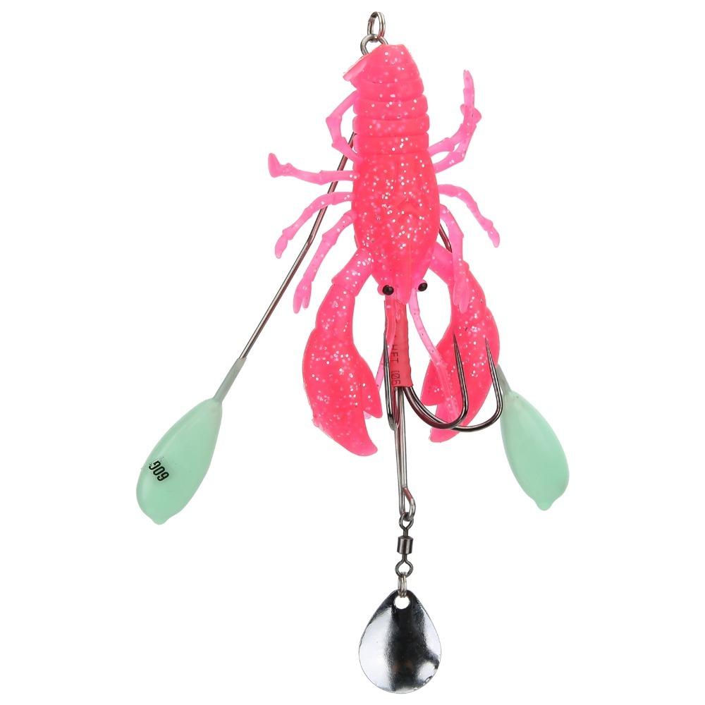 with Hook Artificial Lobster Lure 11.2cm 102g Fishing Lure Bait Deep Sea Trolling Bait For Trout