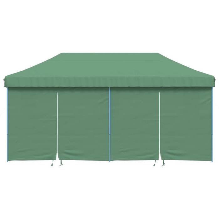 VidaXL Tente de réception pliable escamotable 4 parois latérales vert, tente, tente à auvent, auvent de gazebo 4004952
